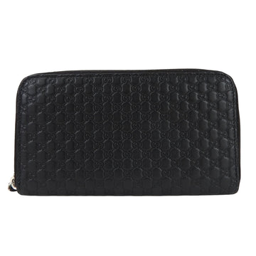 Gucci Guccissima Black Leather Wallet 