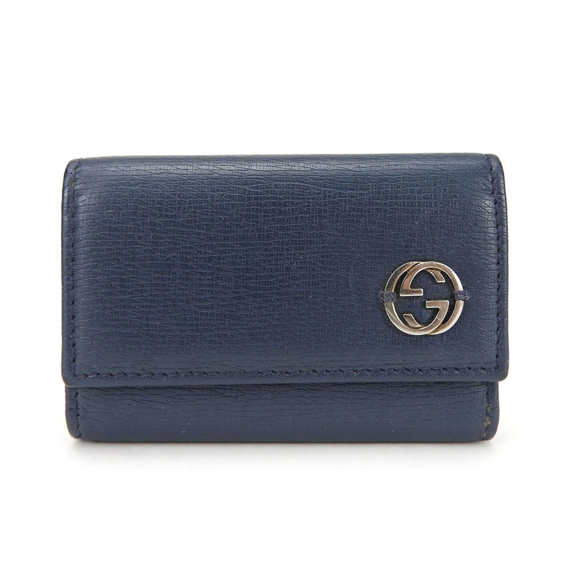 Gucci Navy Leather Wallet 