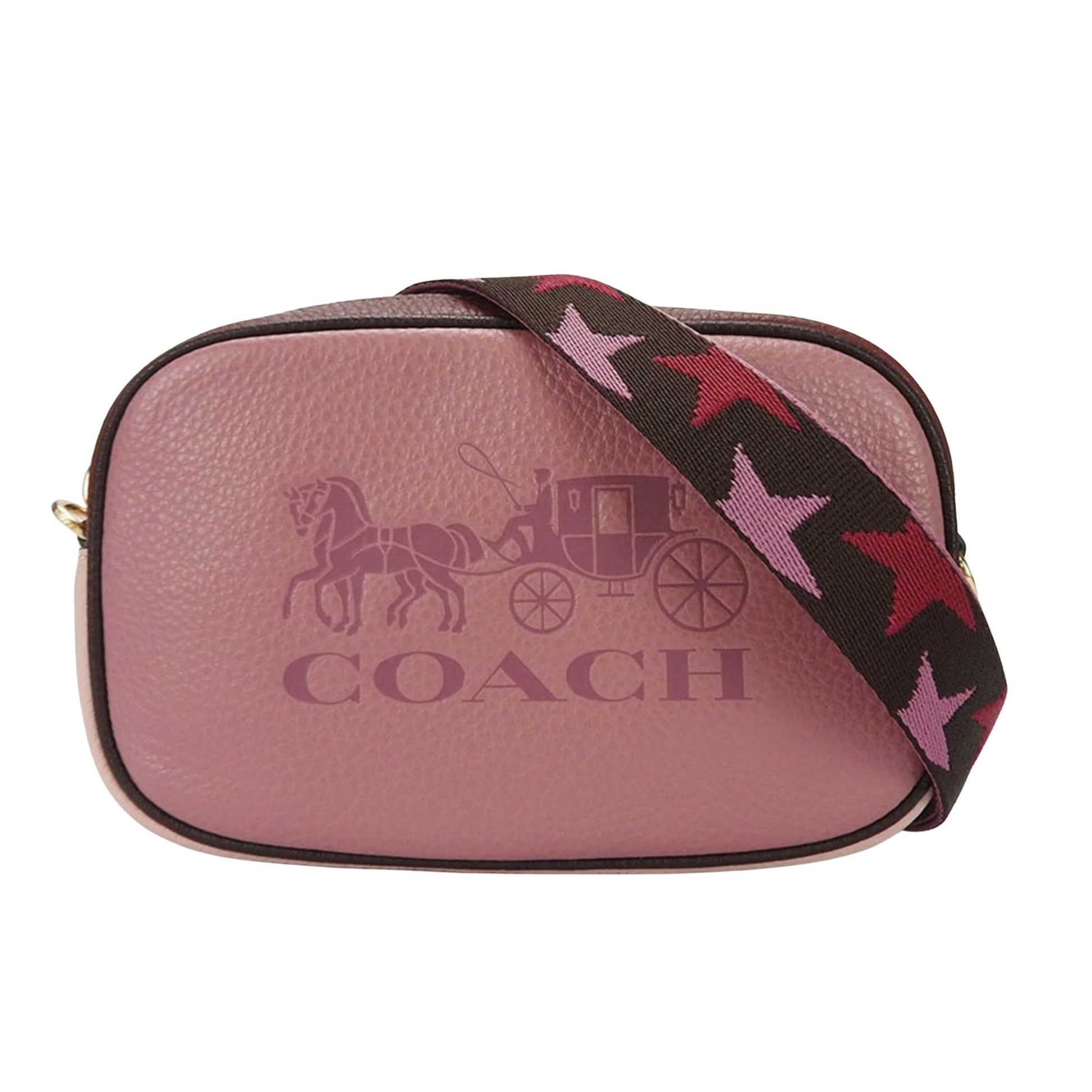 Coach Pink Leather Clutch Bag