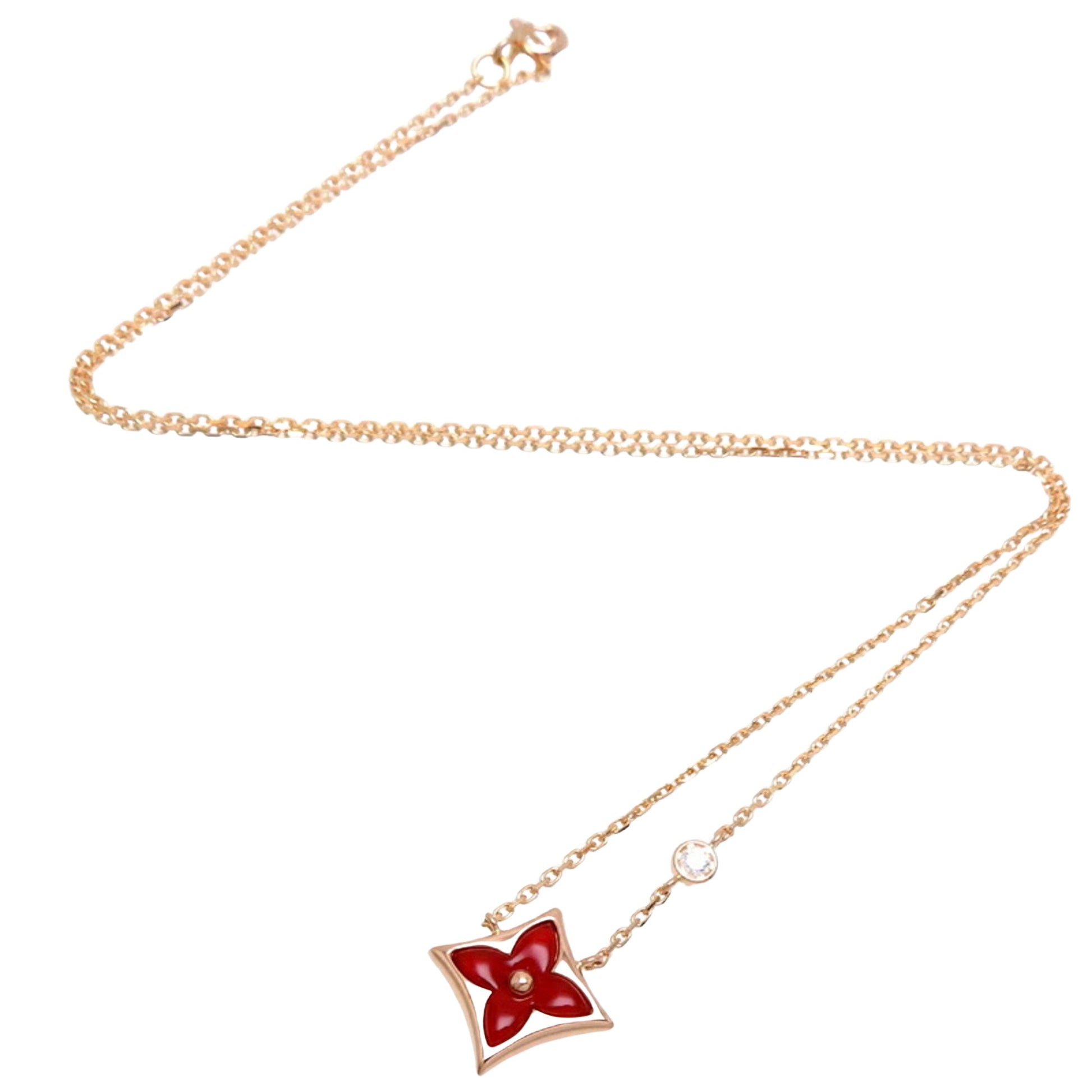 Louis Vuitton Blossom Gold Rose Gold Necklace 