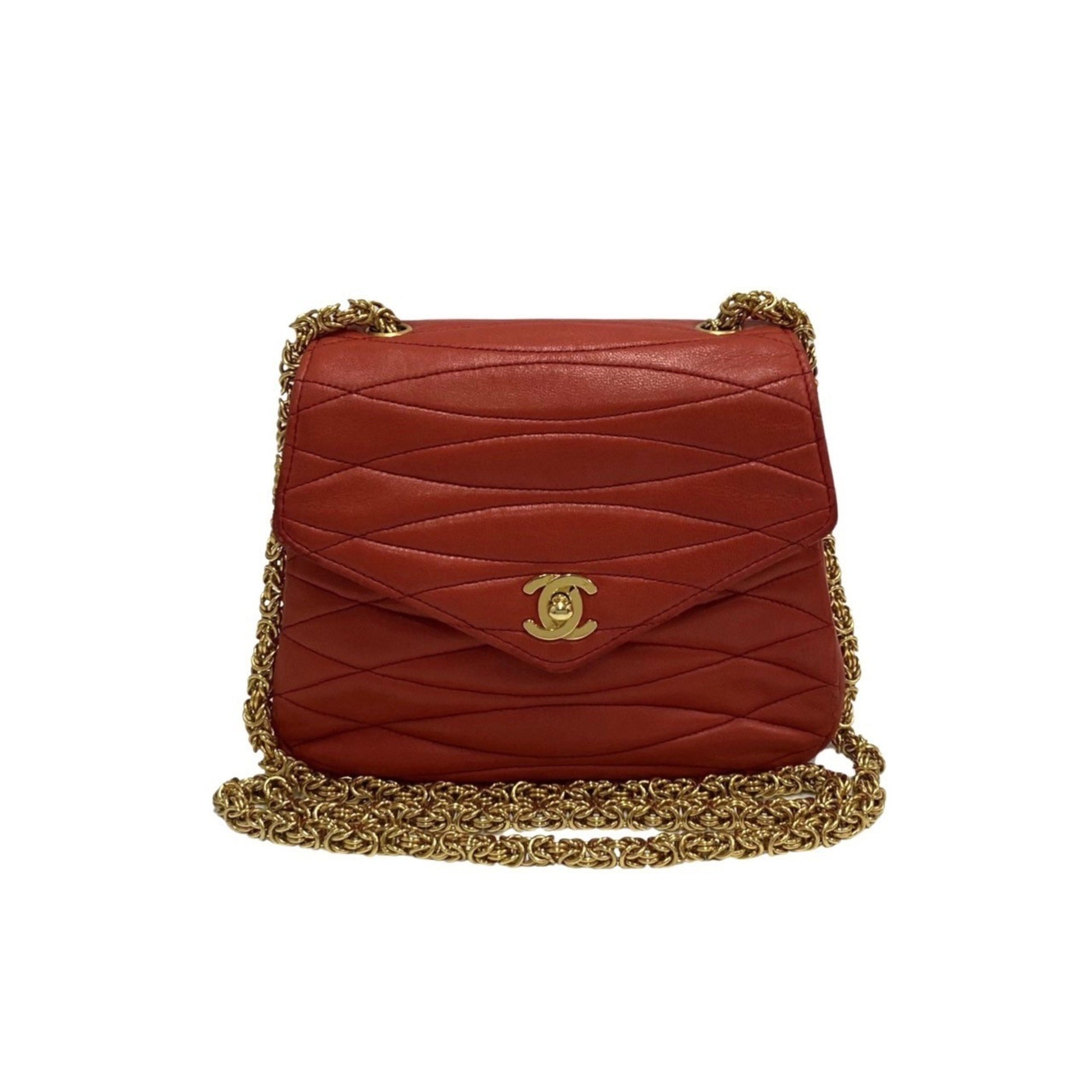 Chanel Coco Mark Burgundy Leather Shopper Bag