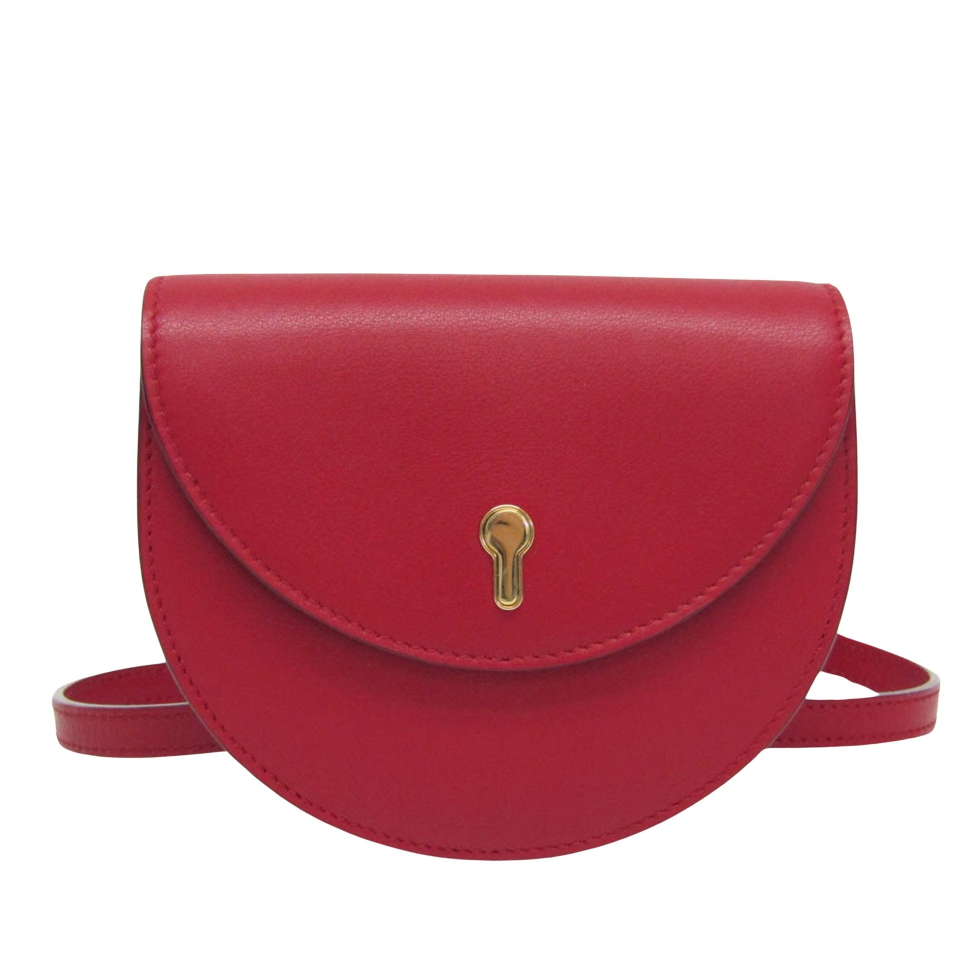 Bally Red Leather Shopper Bag