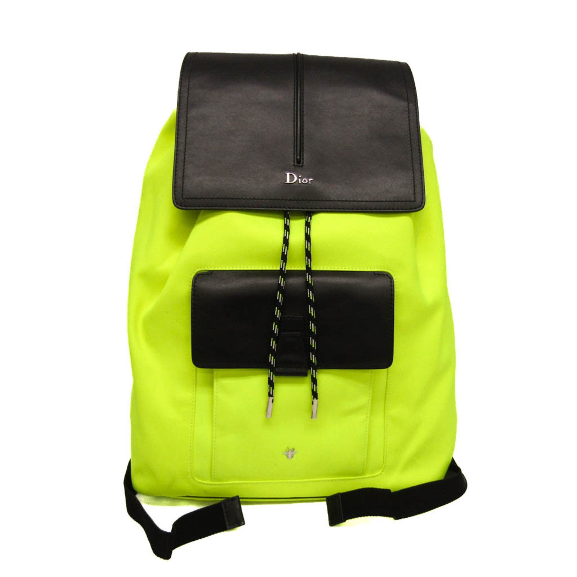 Dior Motion Green Synthetic Backpack Bag