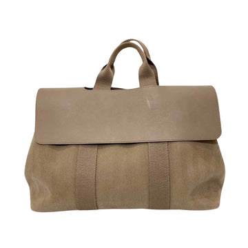 Hermès Valparaiso Beige Canvas Handbag 