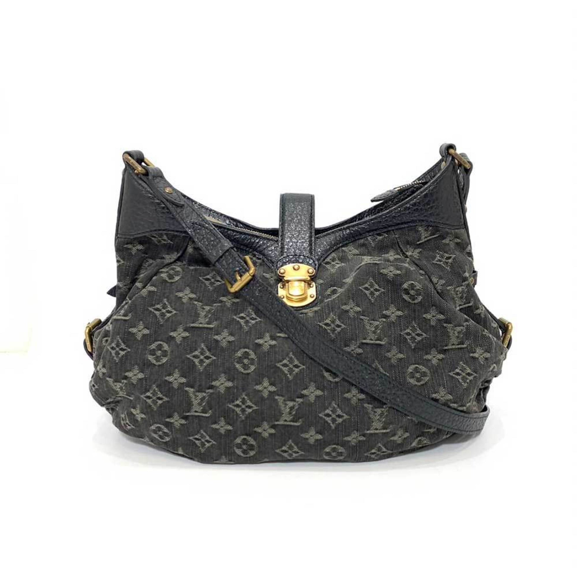 Louis Vuitton Xs Black Denim - Jeans Shopper Bag