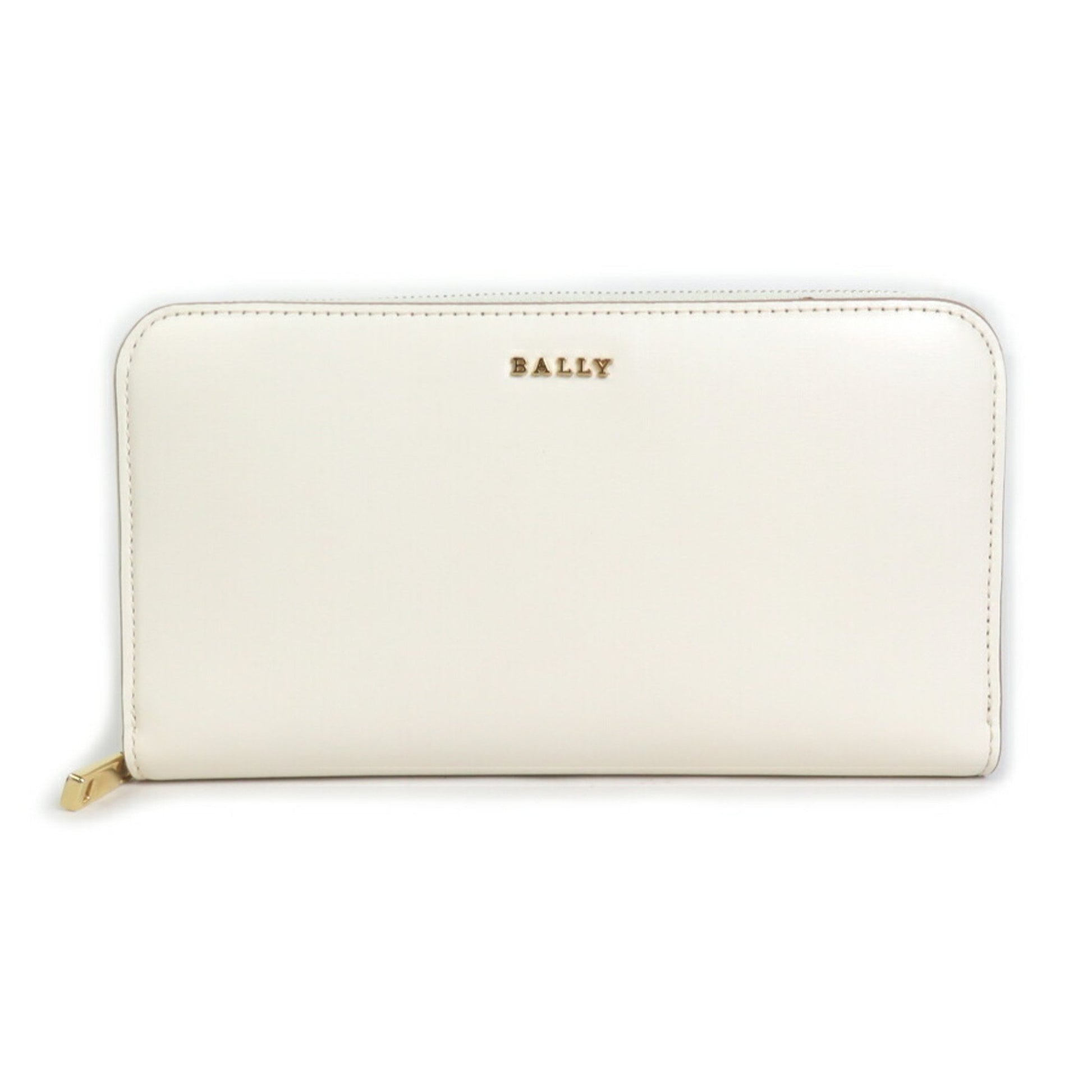 Bally White Leather Wallet 