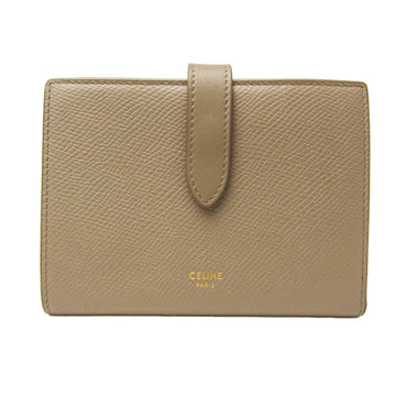 Céline Medium strap wallet Beige Leather Wallet 