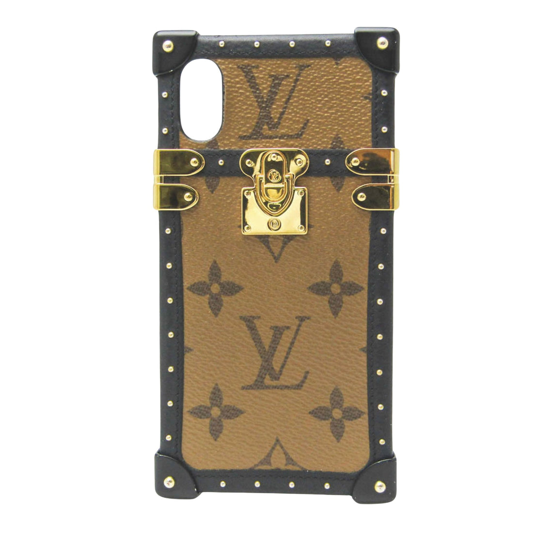 Louis Vuitton Eye Trunk Brown Canvas Phone 