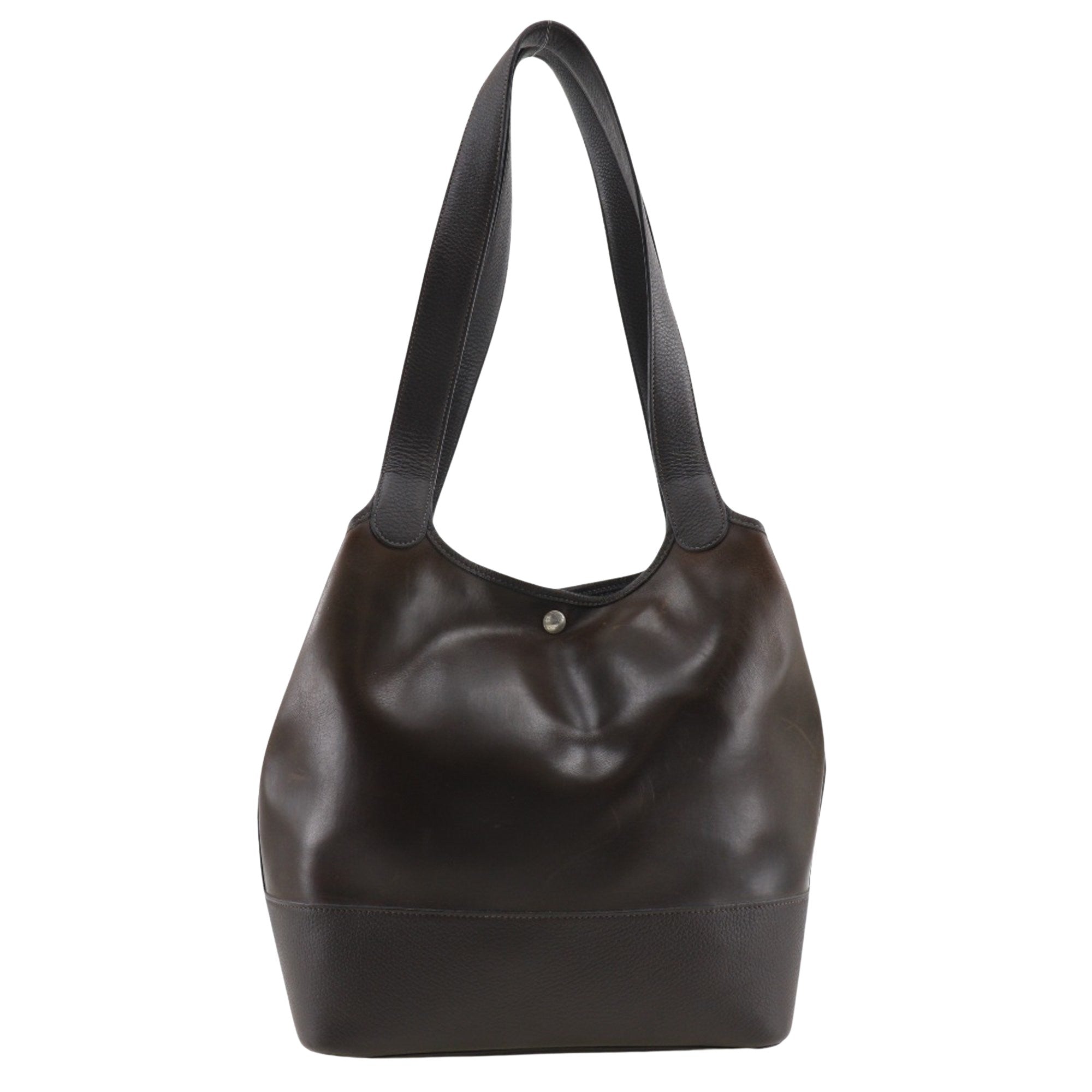 Hermès Picotin Brown Leather Shopper Bag