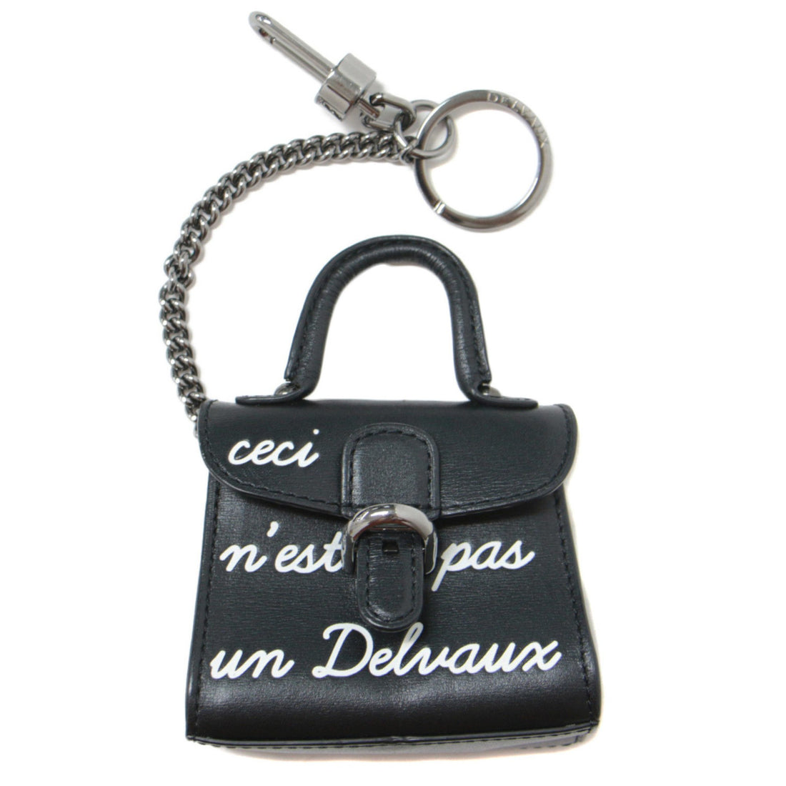 Delvaux Signature Clutch Black Leather Wallet 