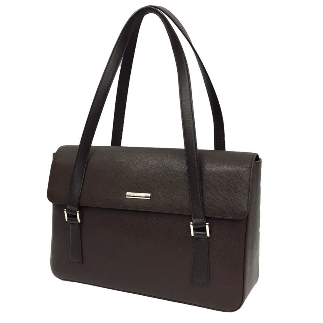 Burberry Brown Leather Shopper Bag