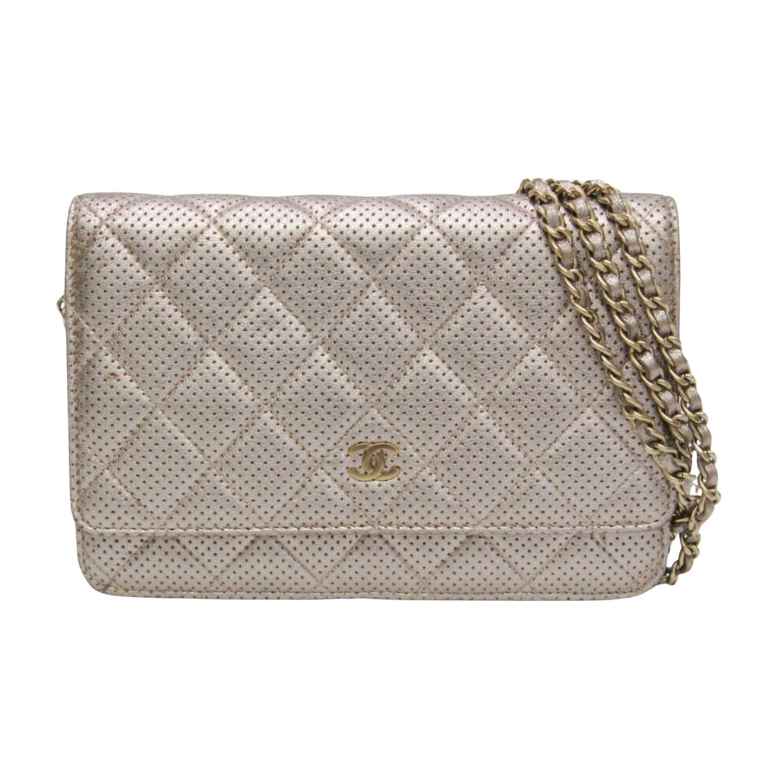 Chanel Wallet On Chain Pink Leather Wallet 