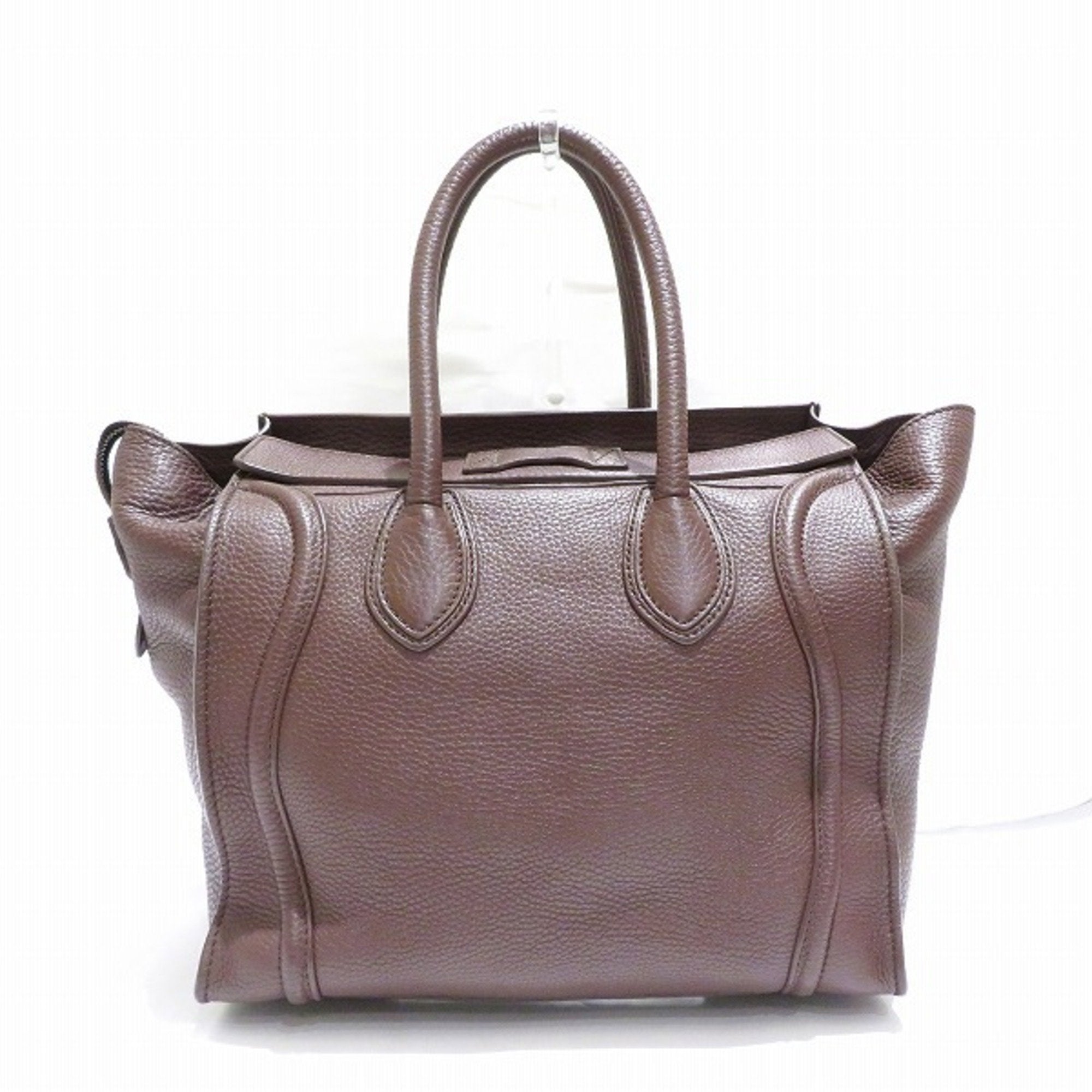 Céline Luggage Brown Leather Tote Bag