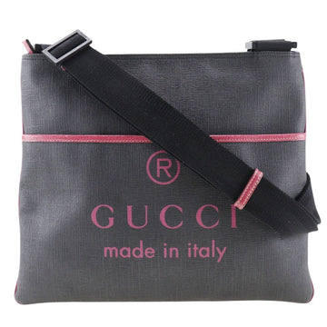 Gucci GG Supreme Black Leather Shoulder Bag