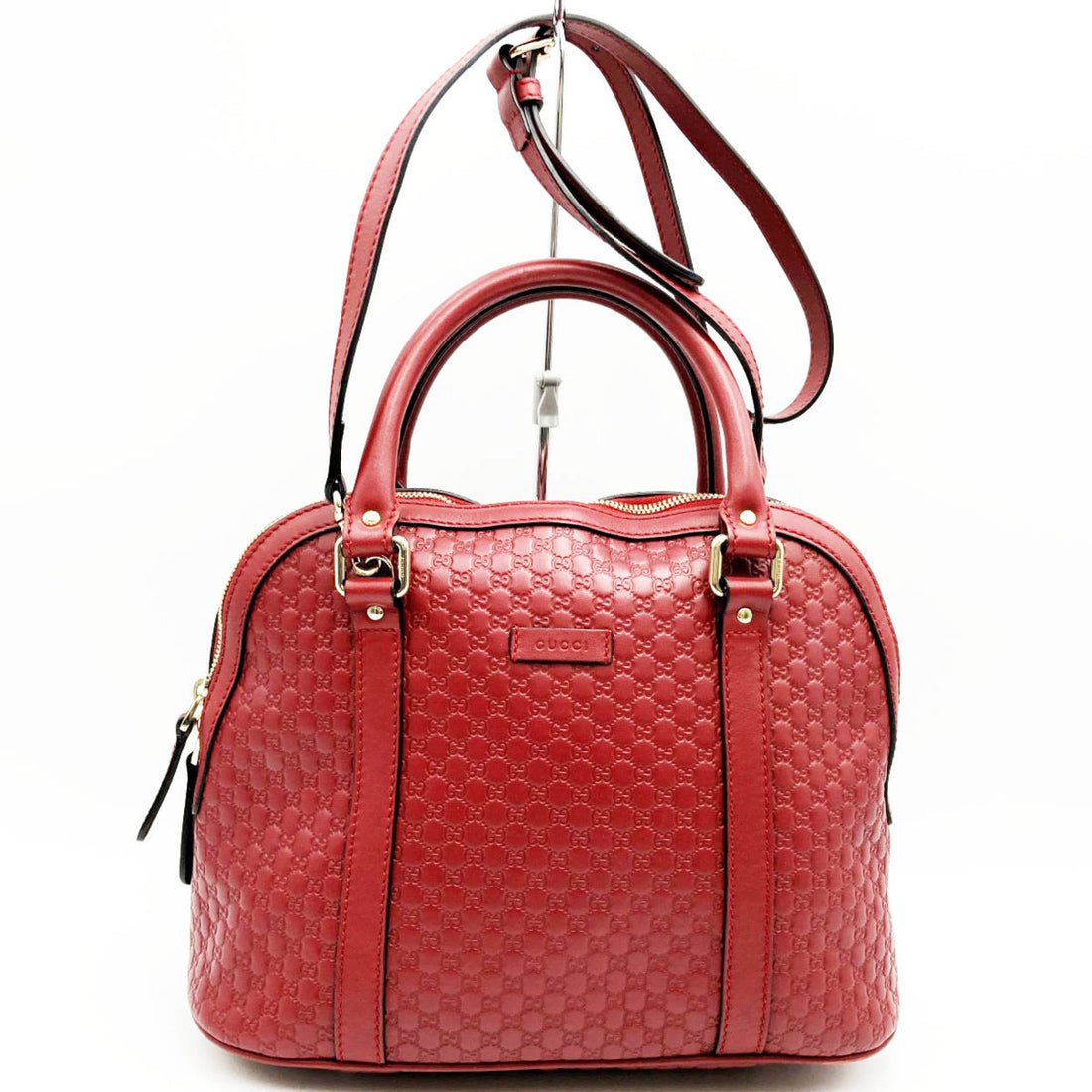 Gucci -- Red Leather Tote Bag