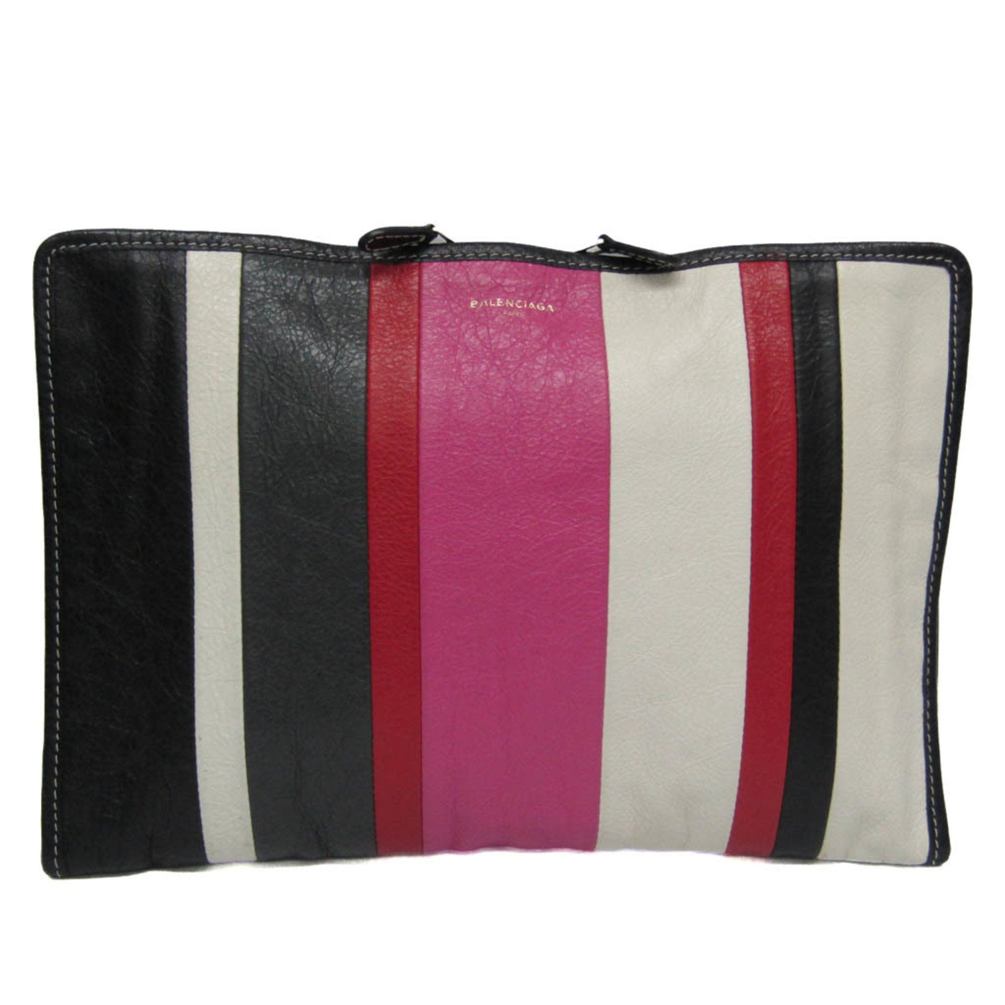 Balenciaga Bazar pouch Multicolour Leather Clutch Bag