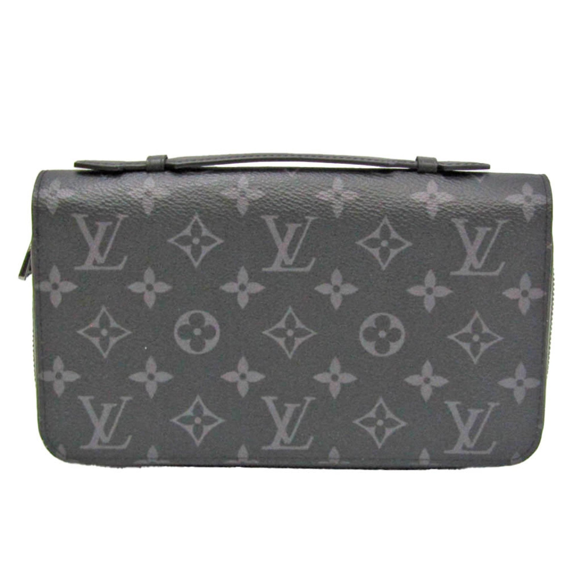 Louis Vuitton Zippy XL Black Canvas Wallet 