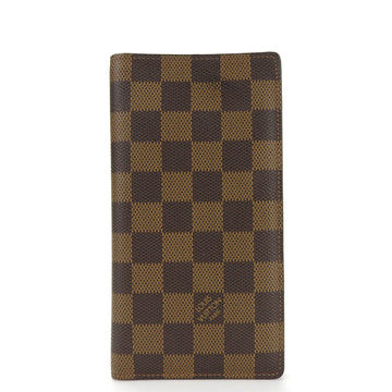 Louis Vuitton Portefeuille Long Brown Canvas Wallet 