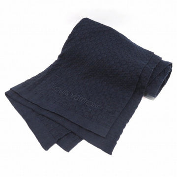 Louis Vuitton Navy Cotton Scarf 