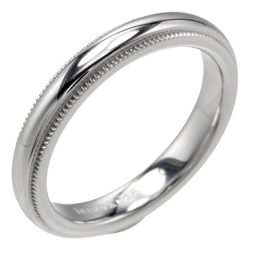 Tiffany & Co Milgrain Silver Platinum Ring 