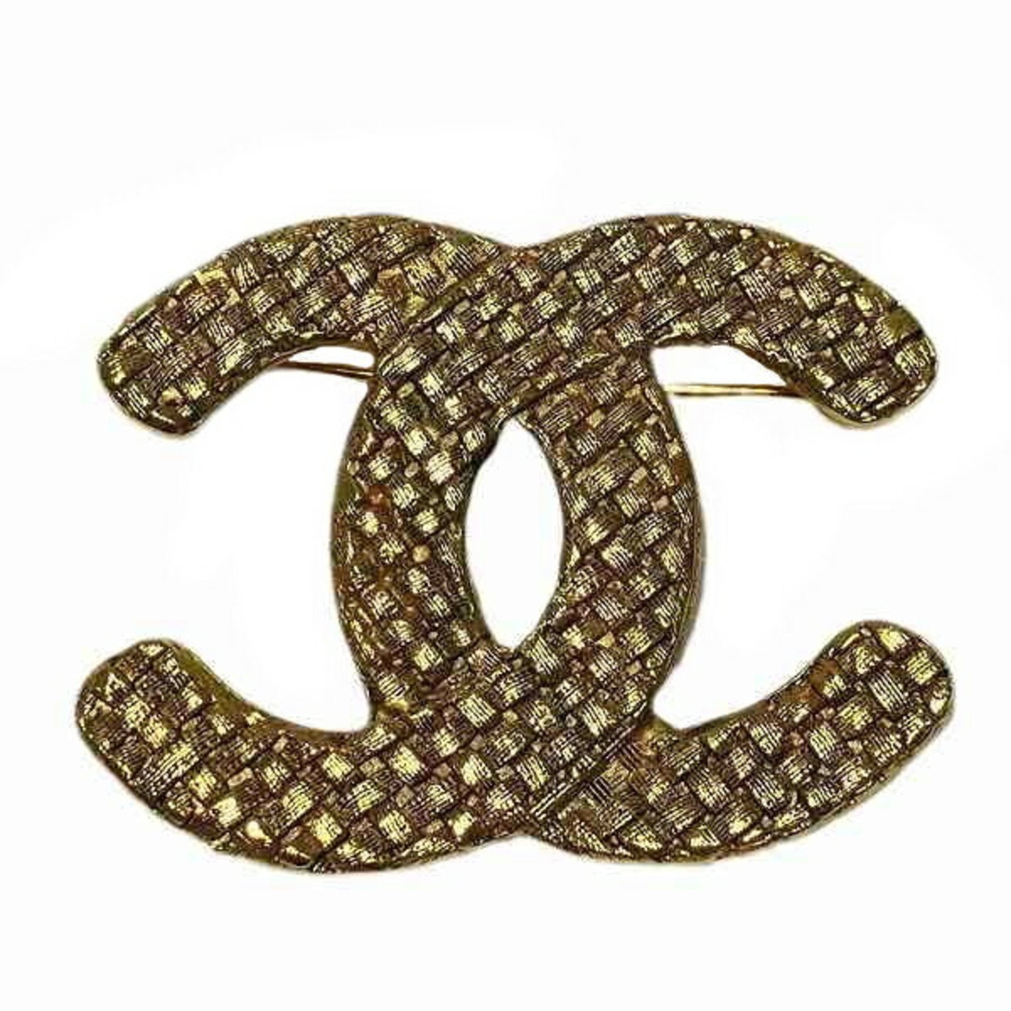 Chanel Gold Metal Brooch 