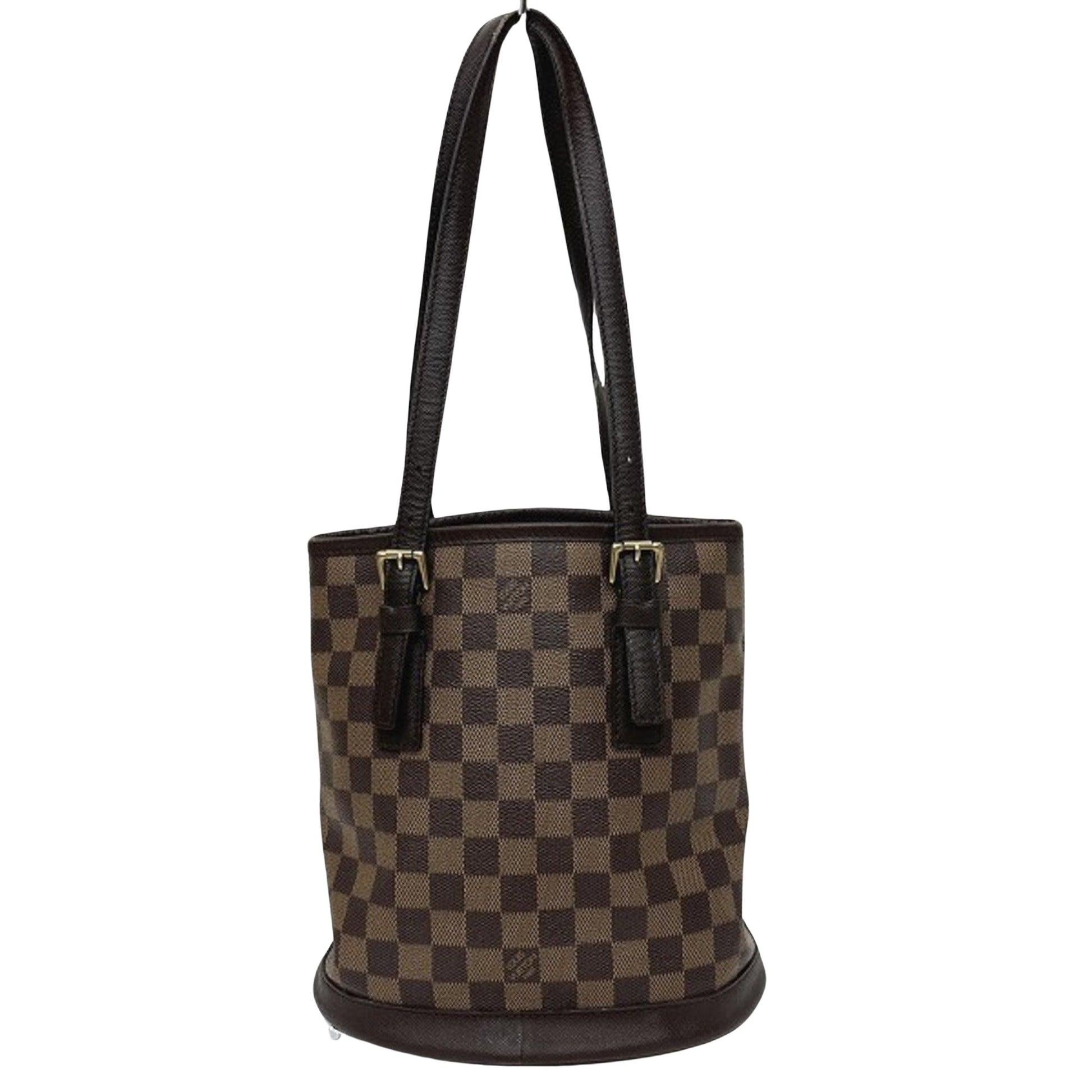 Louis Vuitton Marais Brown Canvas Tote Bag