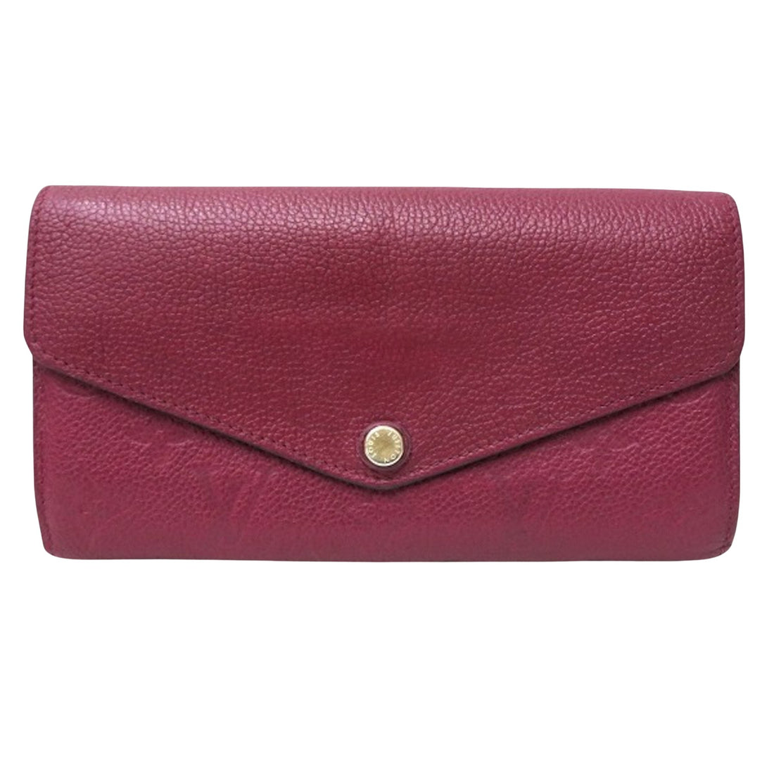 Louis Vuitton Portefeuille Sarah Purple Leather Wallet 