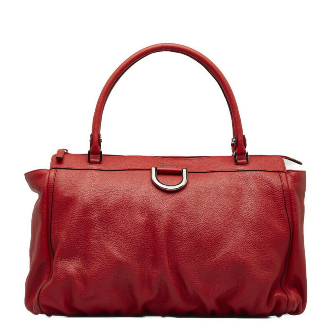 Gucci Abbey Red Leather Handbag 