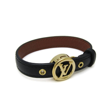 Louis Vuitton Eclipse Black Leather Bracelet 