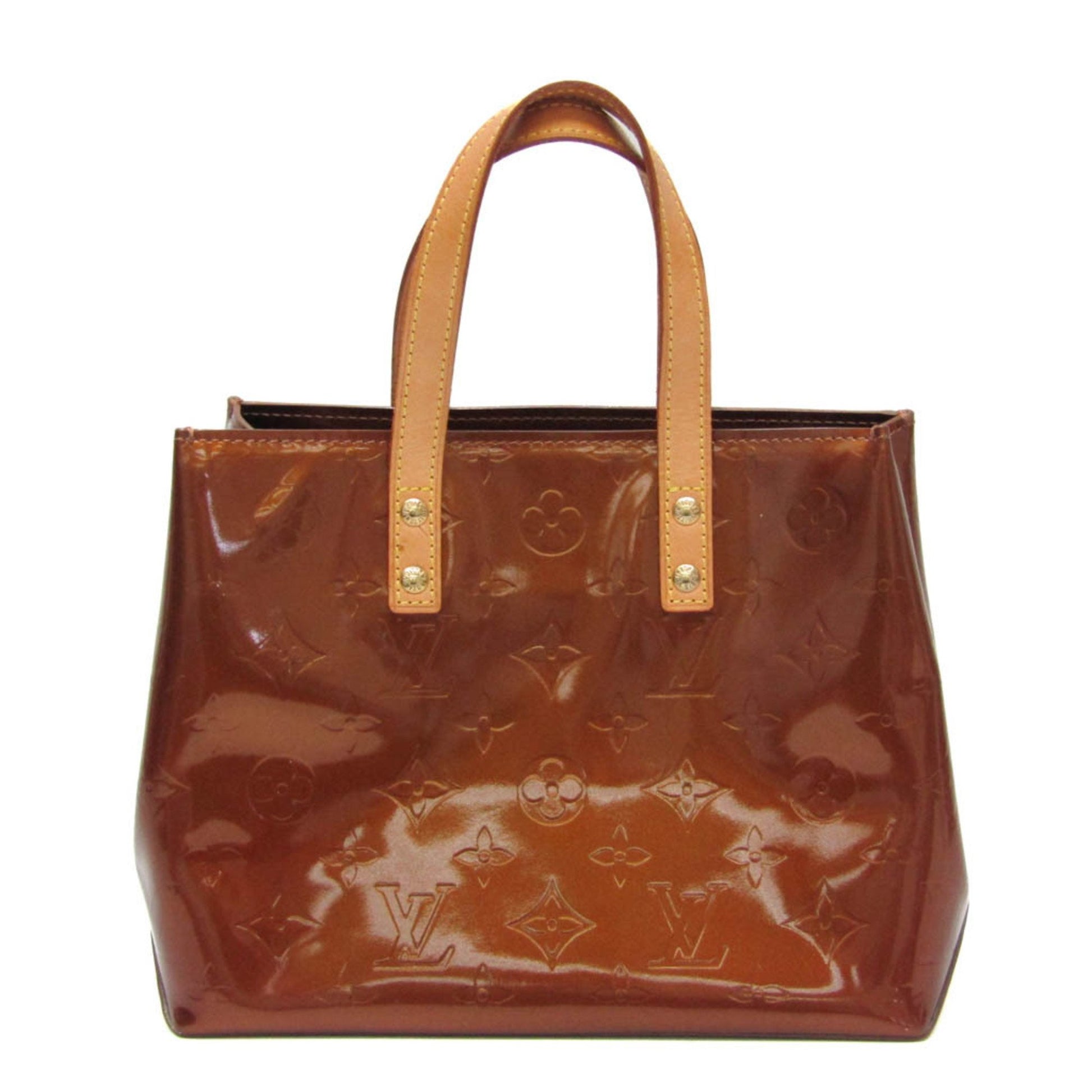 Louis Vuitton Copper Patent Leather Handbag 