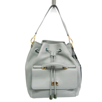 Dolce & Gabbana Grey Leather Shoulder Bag