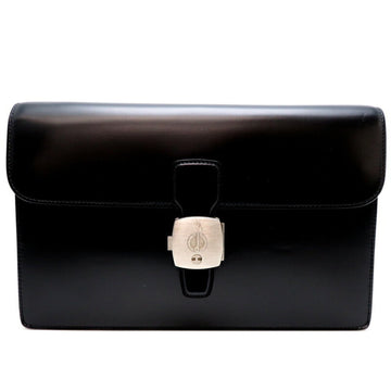 Dunhill Black Leather Handbag 