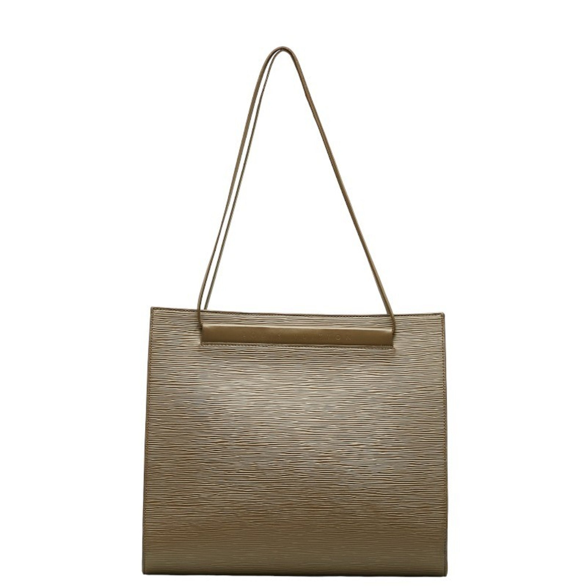 Louis Vuitton Croisette Beige Leather Tote Bag