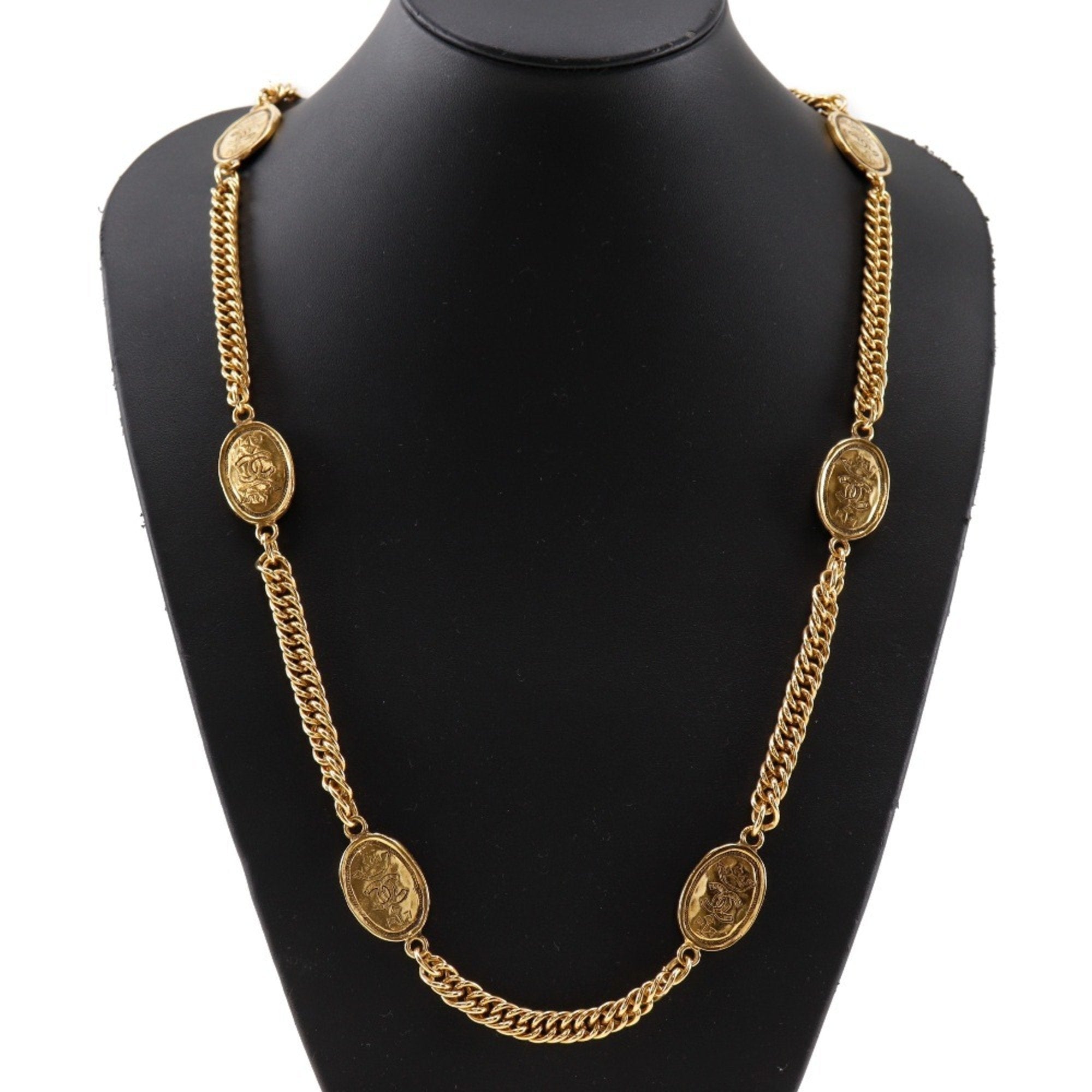 Chanel Gold Yellow Gold Necklace 