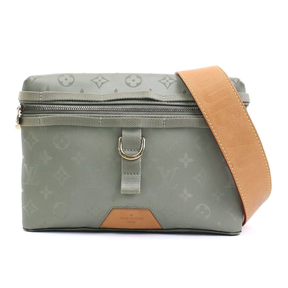 Louis Vuitton Messenger Grey Canvas Shoulder Bag